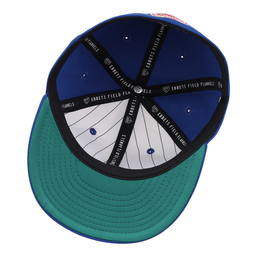 Santurce Cangrejeros Wordmark Chainstitch Fitted Ballcap product image 4, provided for visual reference and product detail