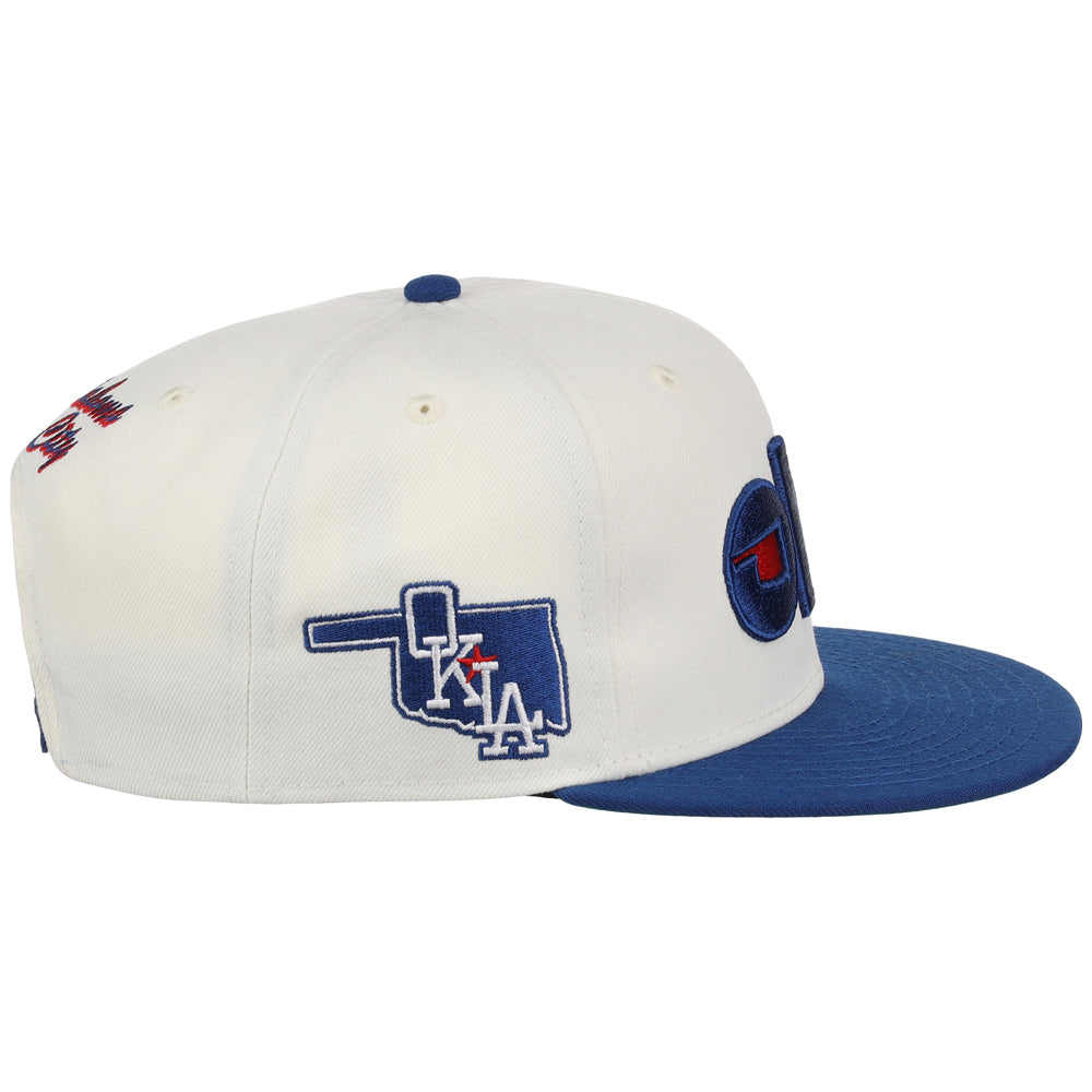 Oklahoma City Dodgers MiLB Snapback Ballcap product image 2, provided for visual reference and product detail review