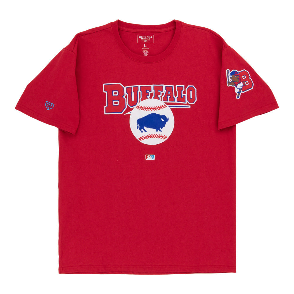 Buffalo Bisons MiLB Fashion Cotton Short Sleeve T-Shirt product image 1, provided for visual reference and product detail