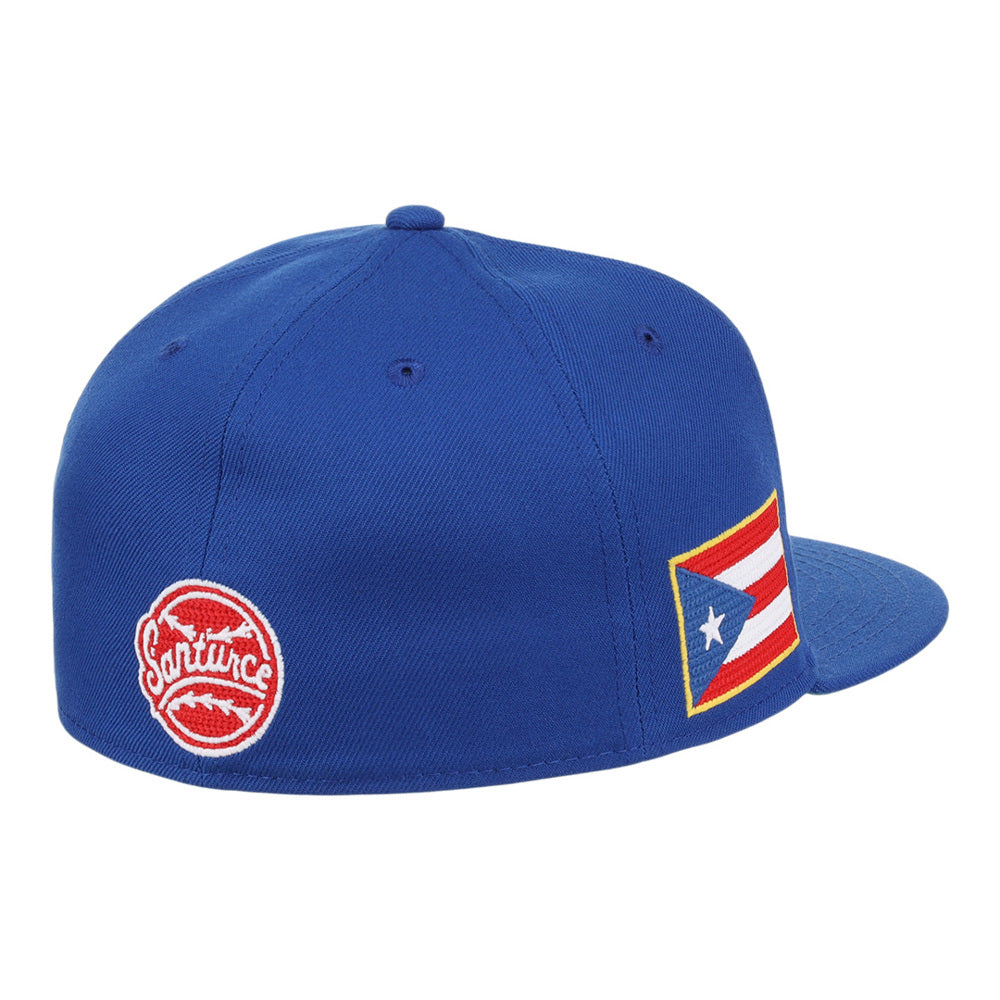 Santurce Cangrejeros Wordmark Chainstitch Fitted Ballcap product image 3, provided for visual reference and product detail