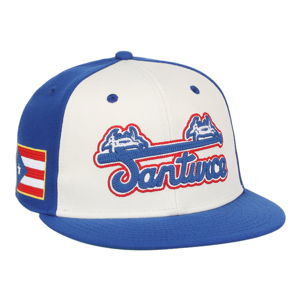 Santurce Cangrejeros Wordmark Chainstitch Fitted Ballcap product image 1, provided for visual reference and product detail