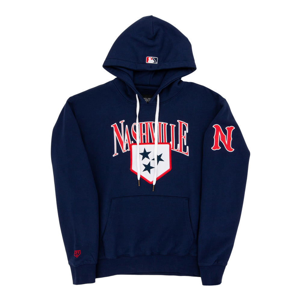 Nashville Sounds MiLB Cotton Hooded Sweatshirt product image 1, provided for visual reference and product detail review