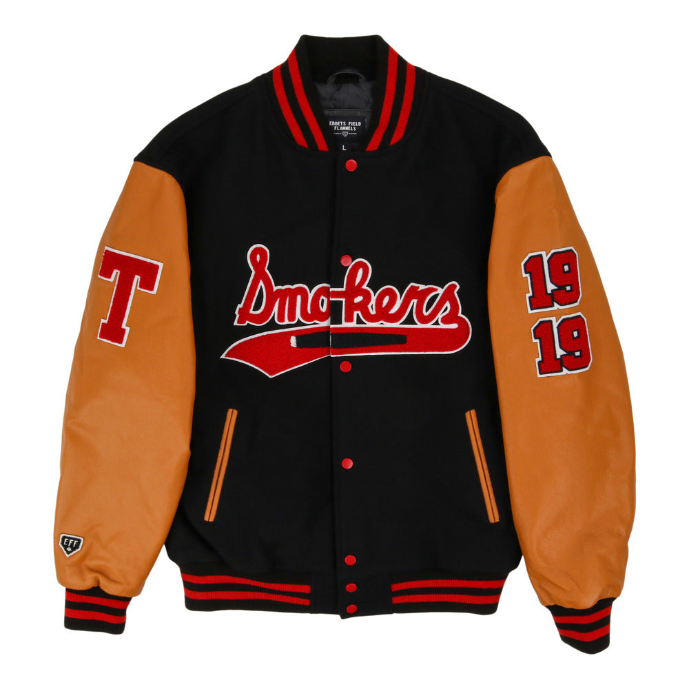 Tampa Smokers MiLB Dna Varsity Jacket product image 1, provided for visual reference and product detail review