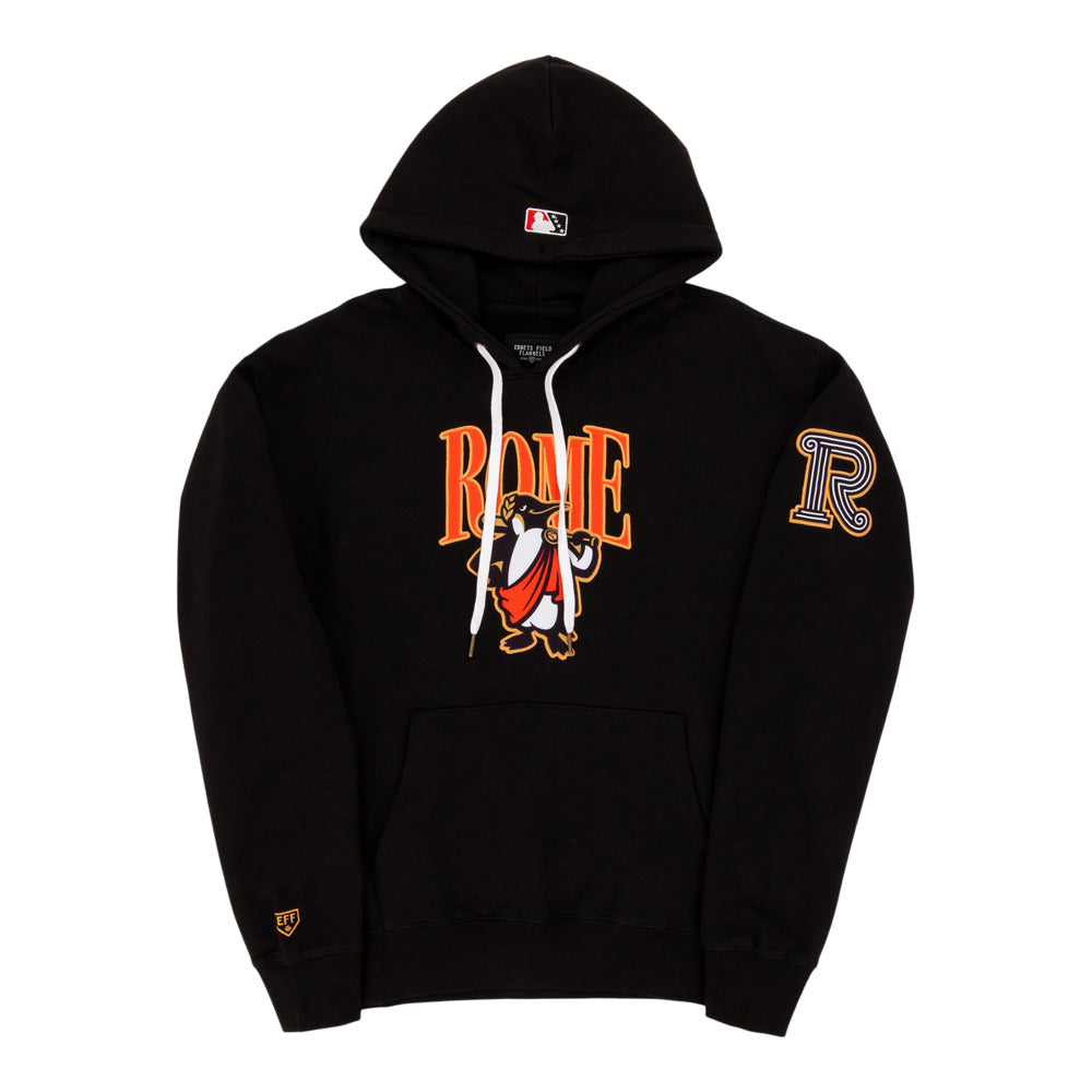 Rome Emperors MiLB Cotton Hooded Sweatshirt product image 1, provided for visual reference and product detail review