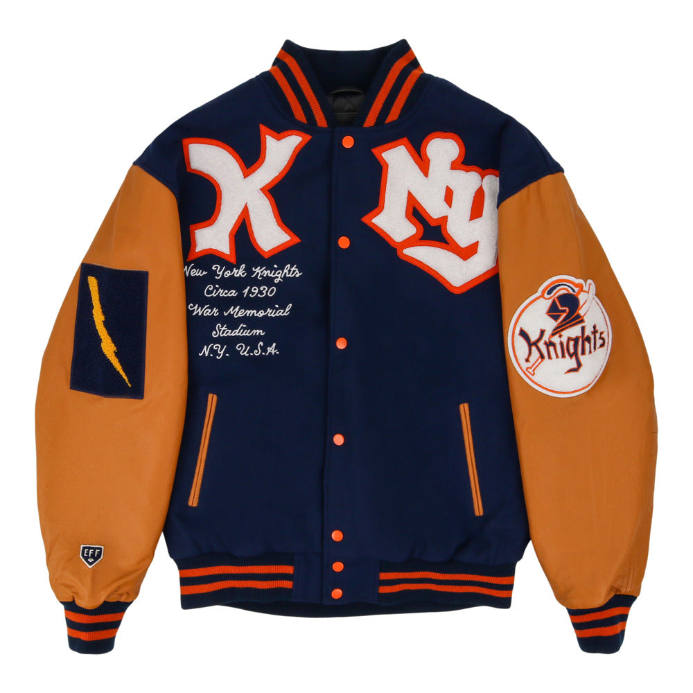 New York Knights Dna Varsity Jacket product image 1, provided for visual reference and product detail review