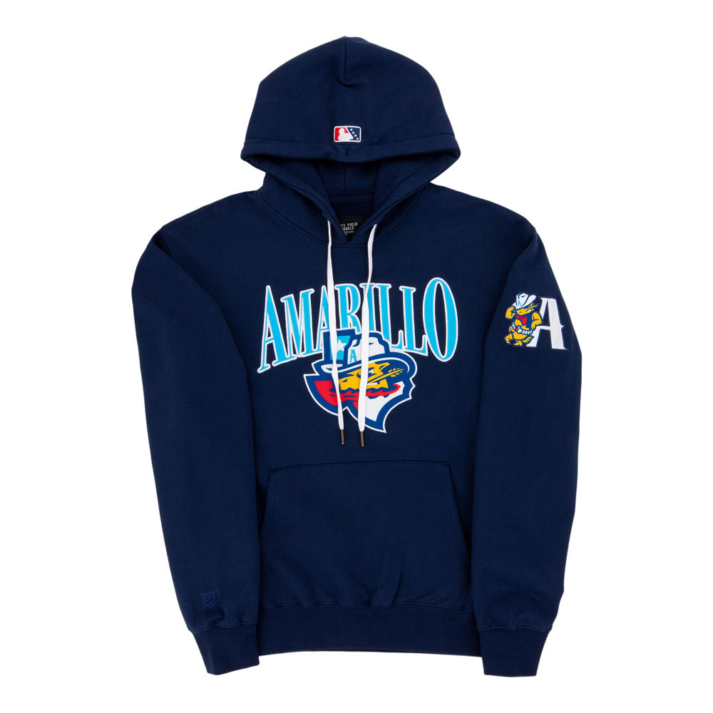 Amarillo Sod Poodles MiLB Cotton Hooded Sweatshirt product image 1, provided for visual reference and product detail review
