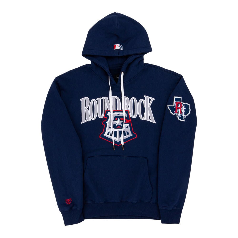 Round Rock Express MiLB Cotton Hooded Sweatshirt product image 1, provided for visual reference and product detail review