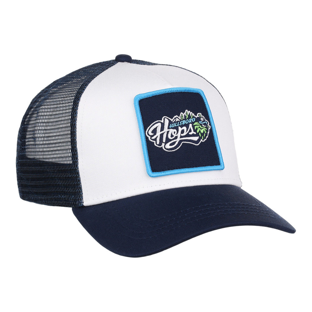 Hillsboro Hops MiLB Trucker Ballcap product image 1, provided for visual reference and product detail review