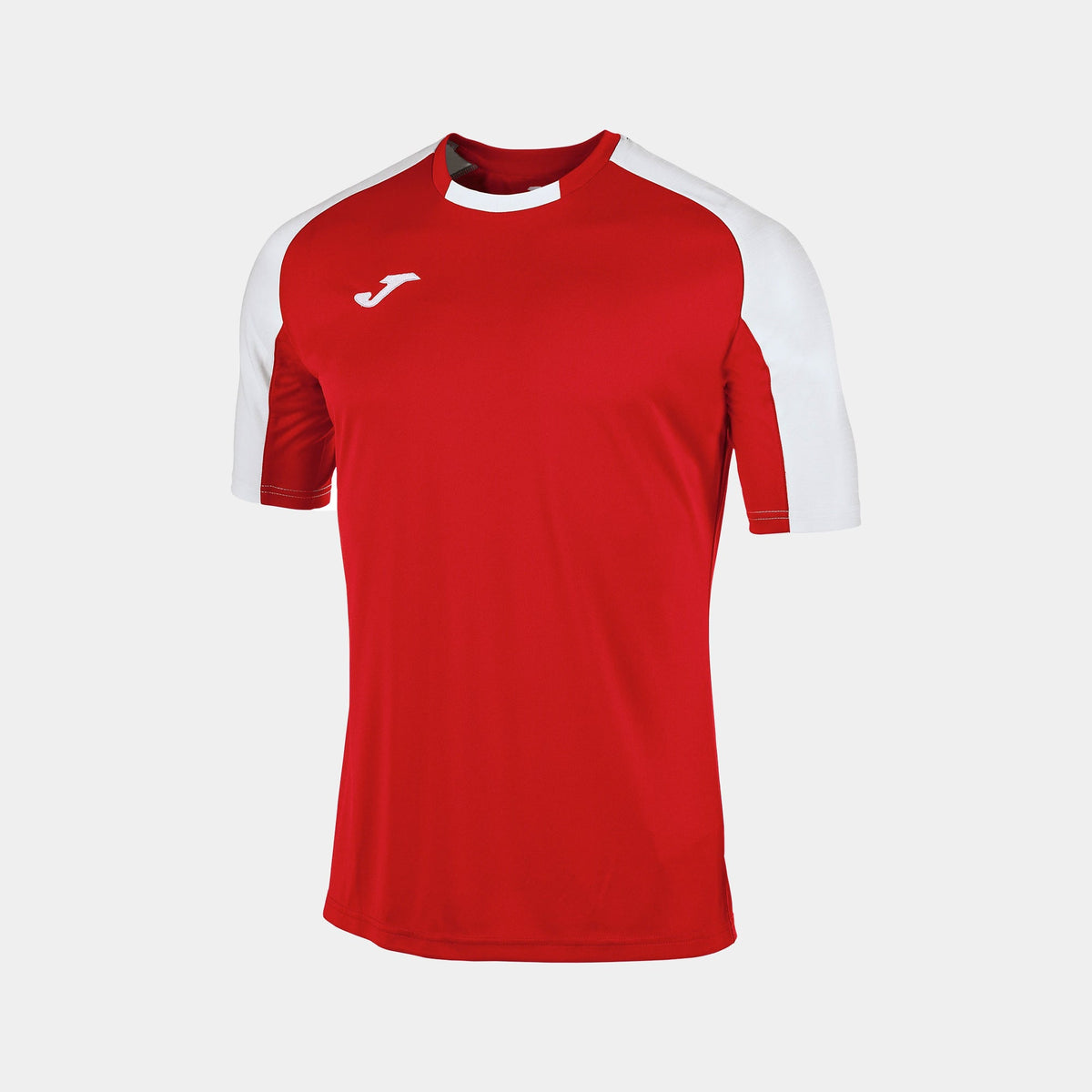 T-shirt Essential Jersey Red/White product image 1, provided for visual reference and product detail review