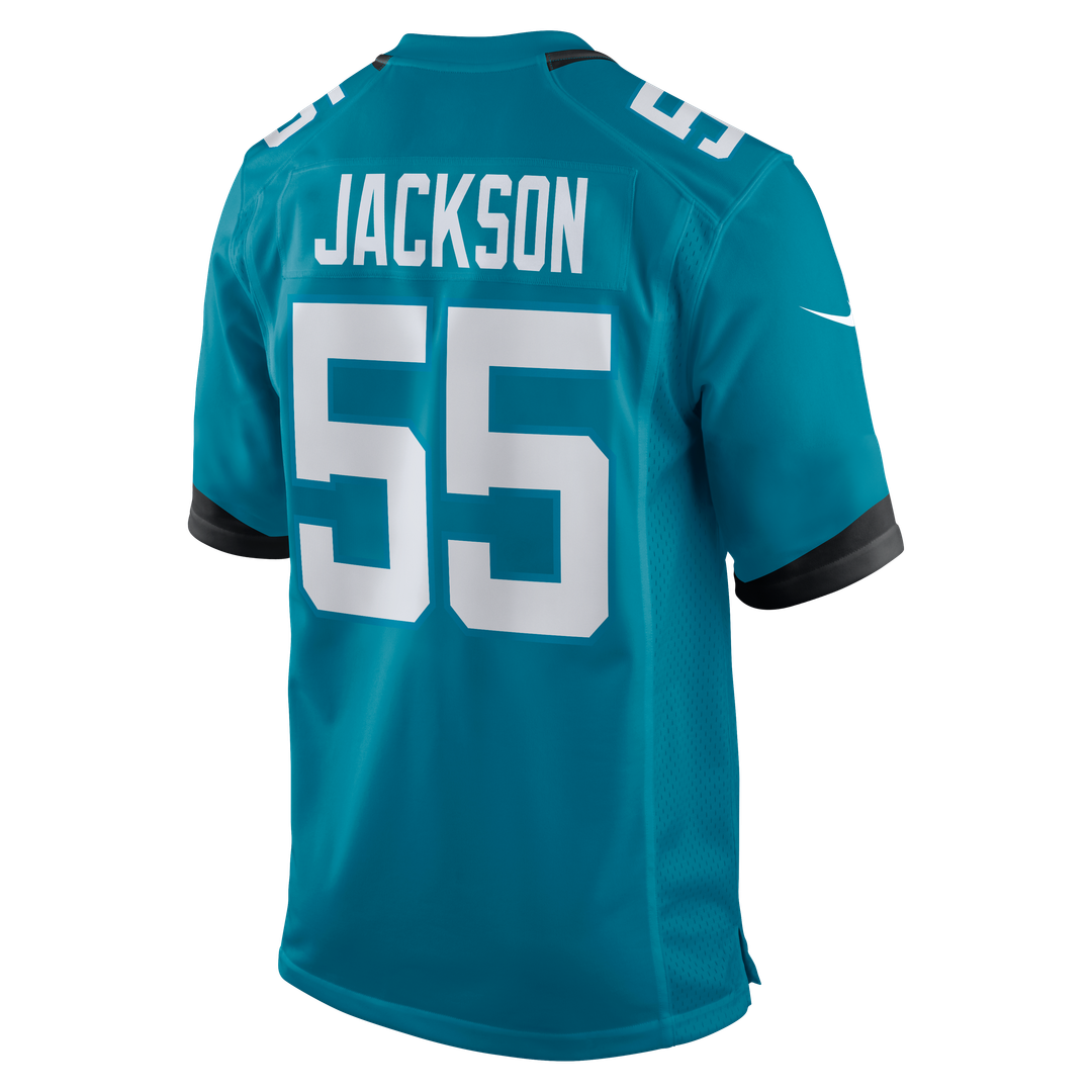Jacksonville Jaguars Dequan Jackson Nike Teal Game Jersey product image 3