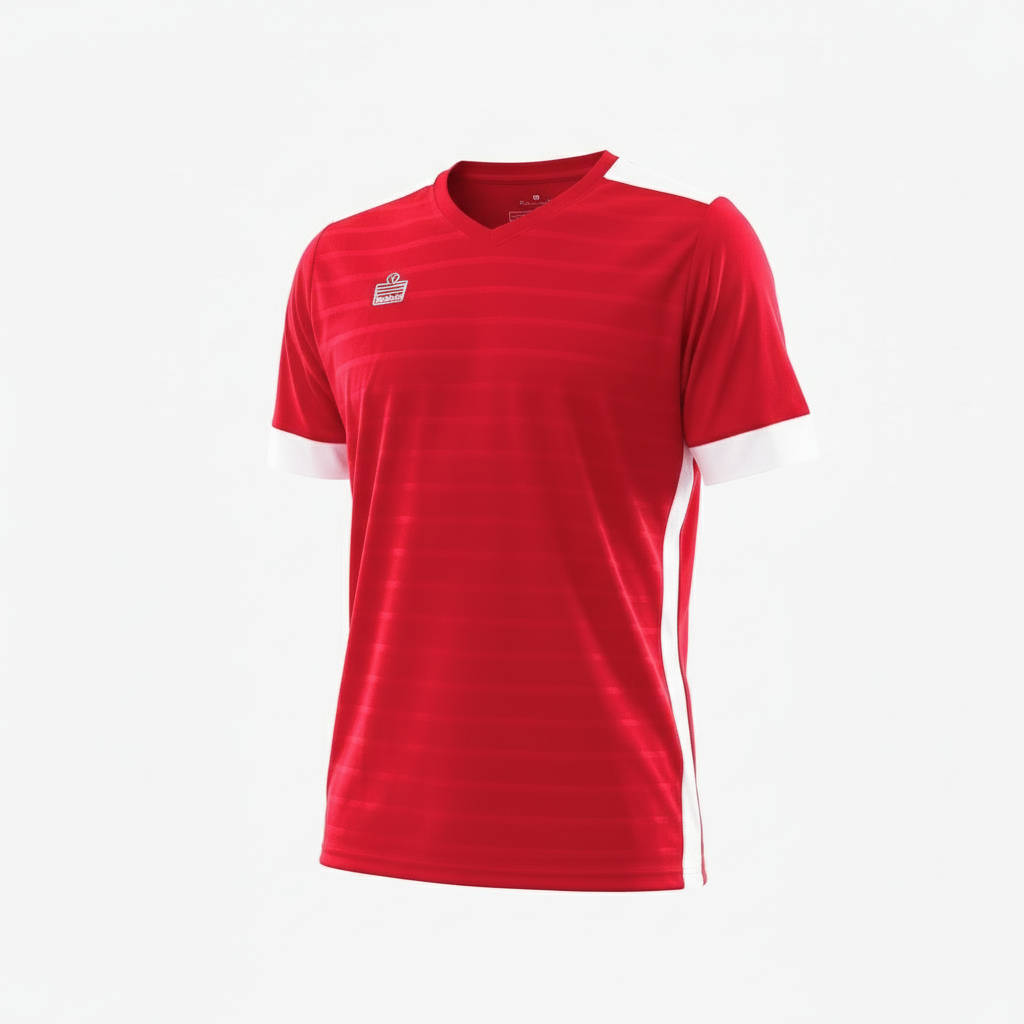 Admiral Derby Jersey Red/White product image 1, provided for visual reference and product detail review