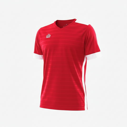 Admiral Derby Jersey Red/White product image 1, provided for visual reference and product detail review