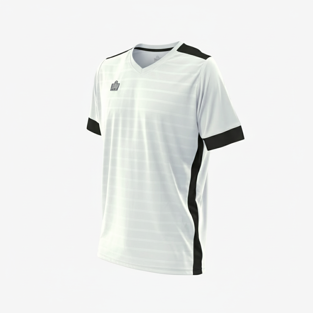 Derby Jersey White/Black product image 1, provided for visual reference and product detail review