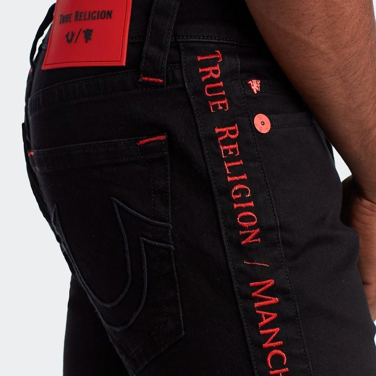 Manchester United Moto Rocco Jeans for Men product image 4, provided for visual reference and product detail review