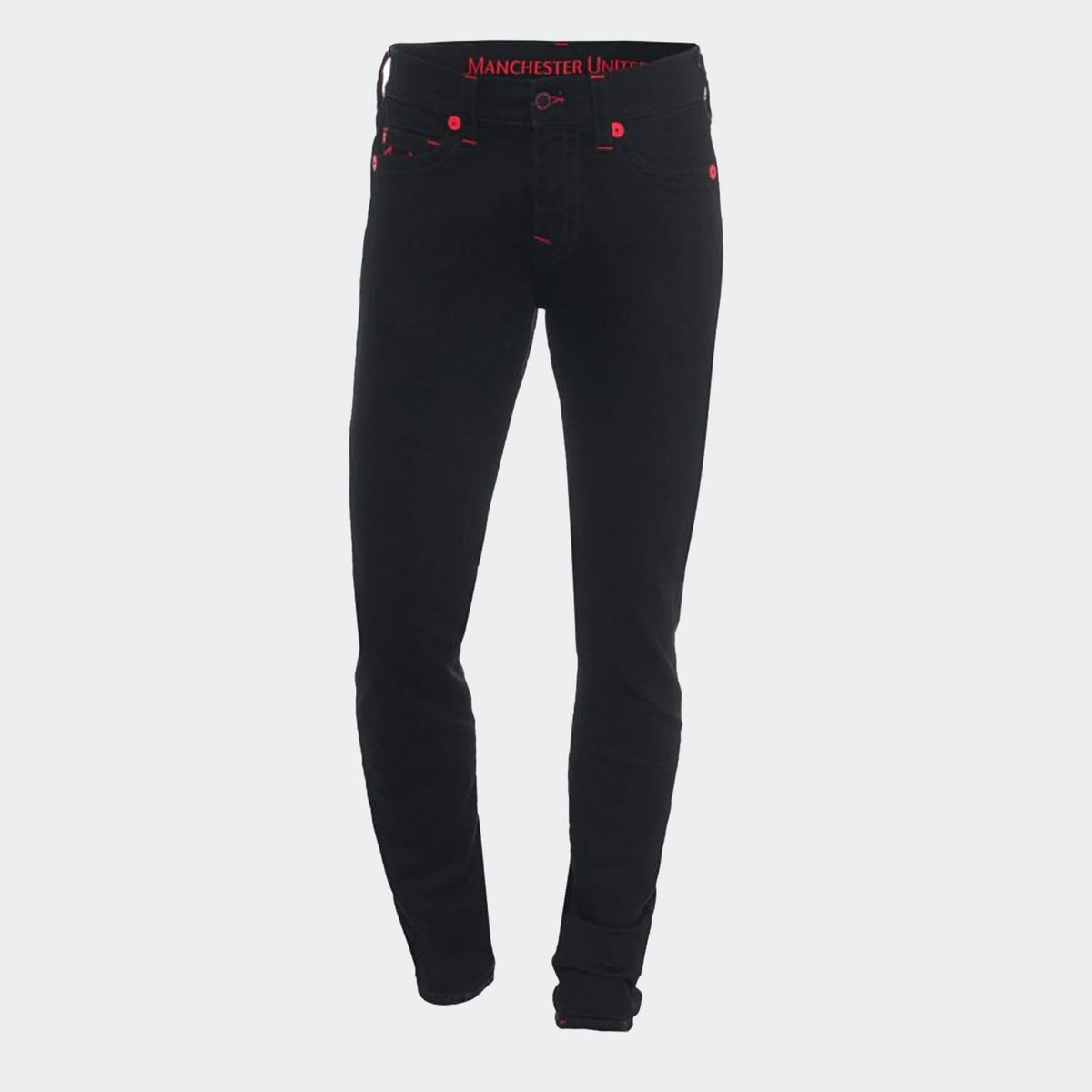 Manchester United 32 Inseam Rocco Skinny Jeans for Men product image 1, provided for visual reference and product detail