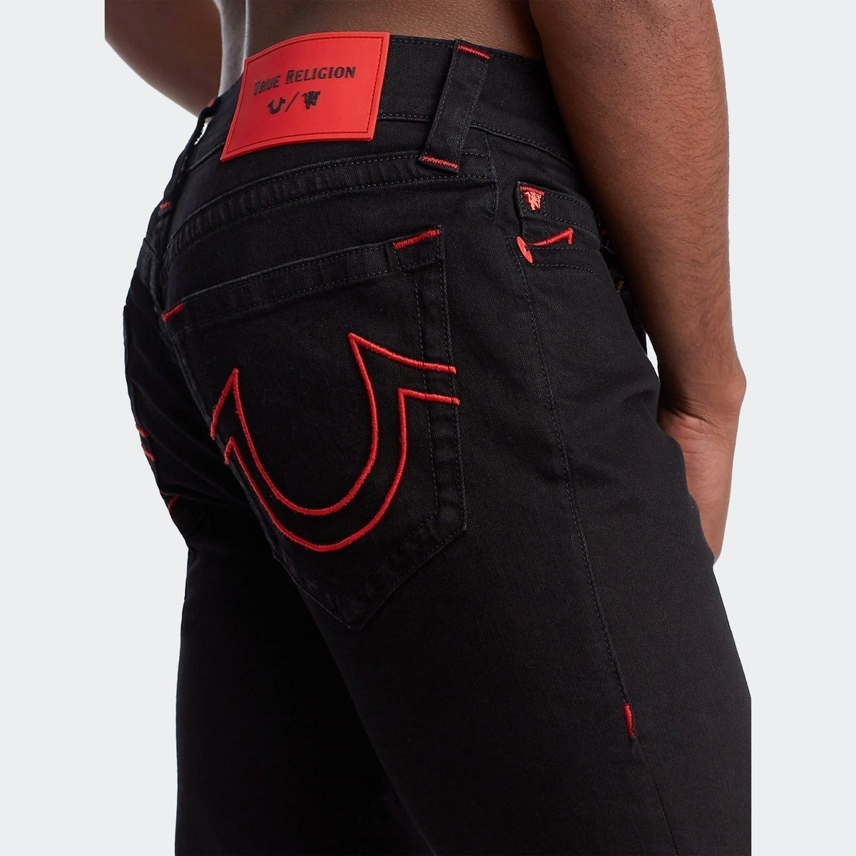 Manchester United 32 Inseam Rocco Skinny Jeans for Men product image 4, provided for visual reference and product detail