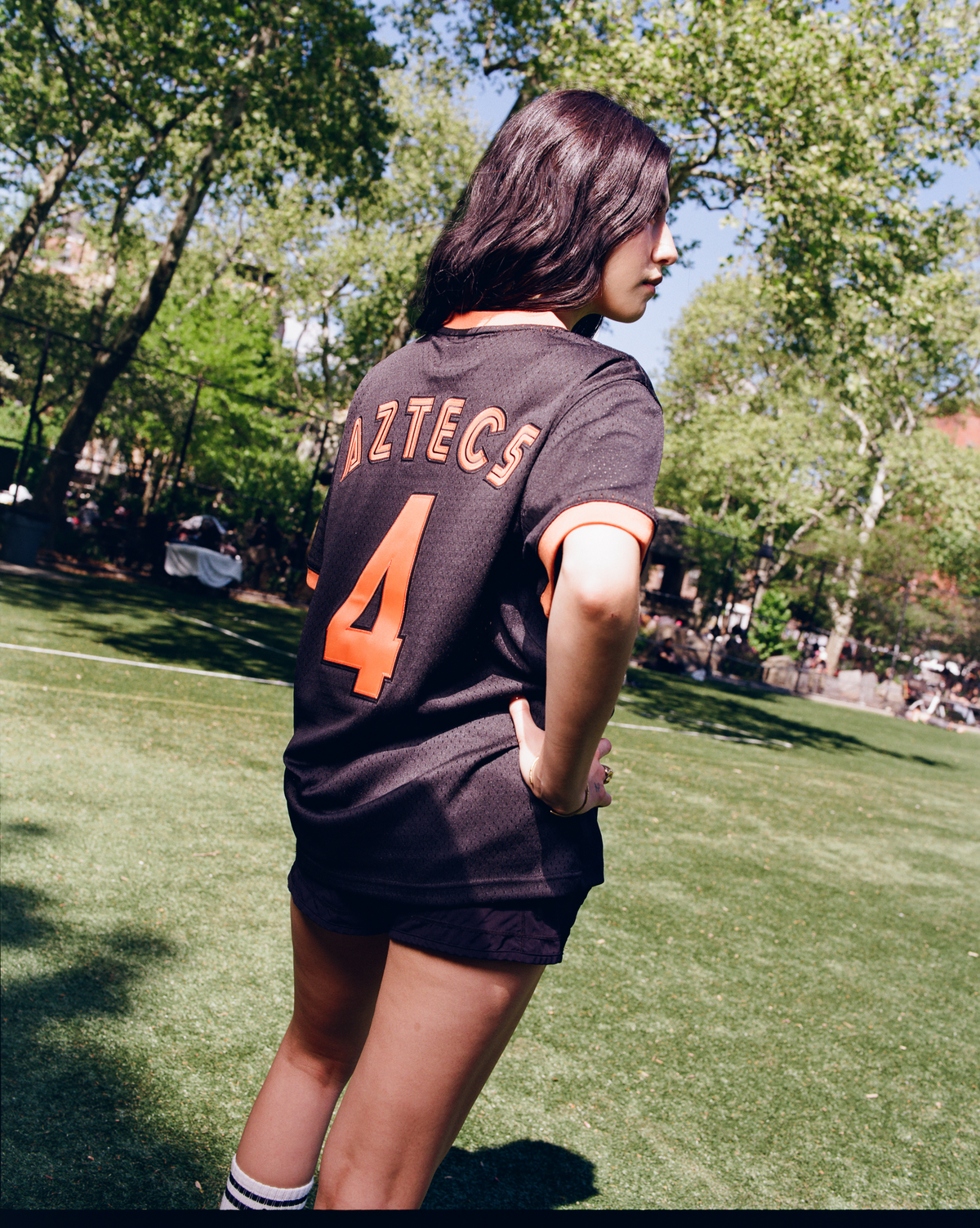 Los Angeles Aztecs Mesh Soccer Jersey product image 3, provided for visual reference and product detail review