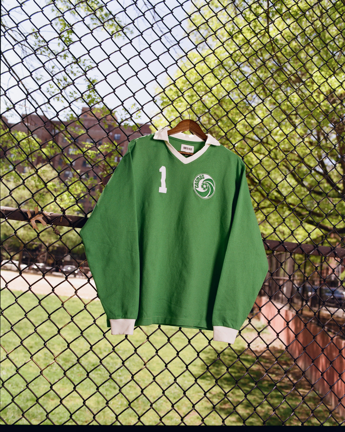 New York Cosmos Vintage Soccer Goalie Jersey product image 4, provided for visual reference and product detail review