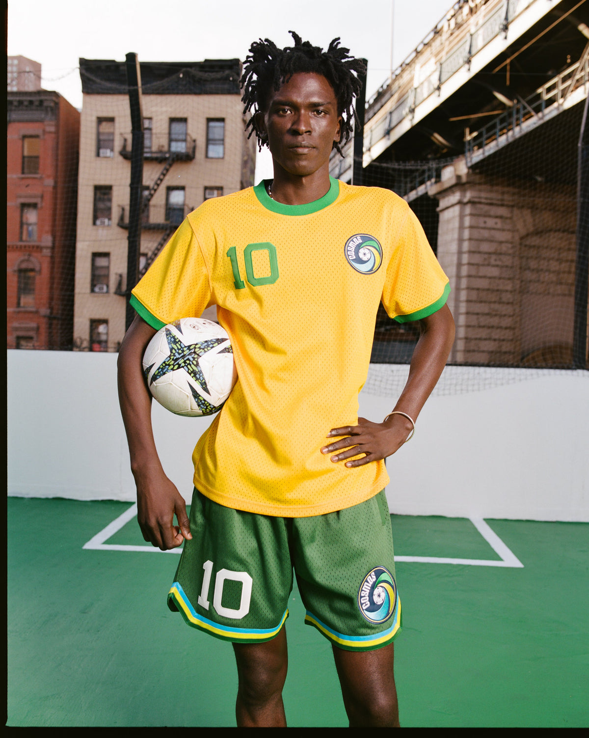 New York Cosmos Pelé Mesh Soccer Jersey product image 2, provided for visual reference and product detail review