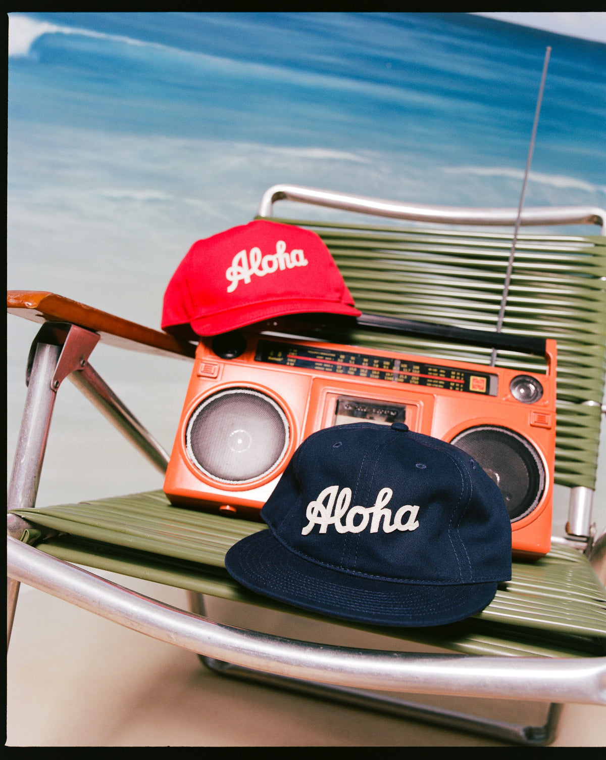Aloha 100th Infantry 1942 A-Frame Cotton Twill Ballcap product image 2, provided for visual reference and product detail