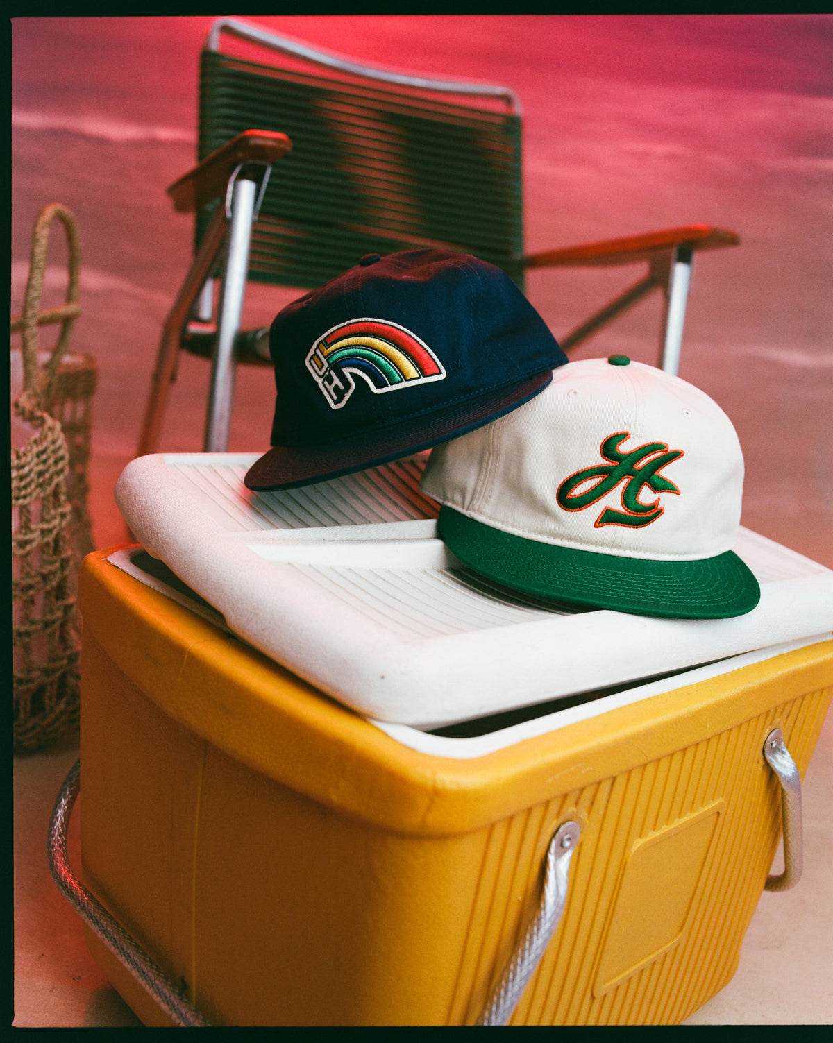 University of Hawaii "H" Script Cotton Twill Ballcap product image 2, provided for visual reference and product detail review