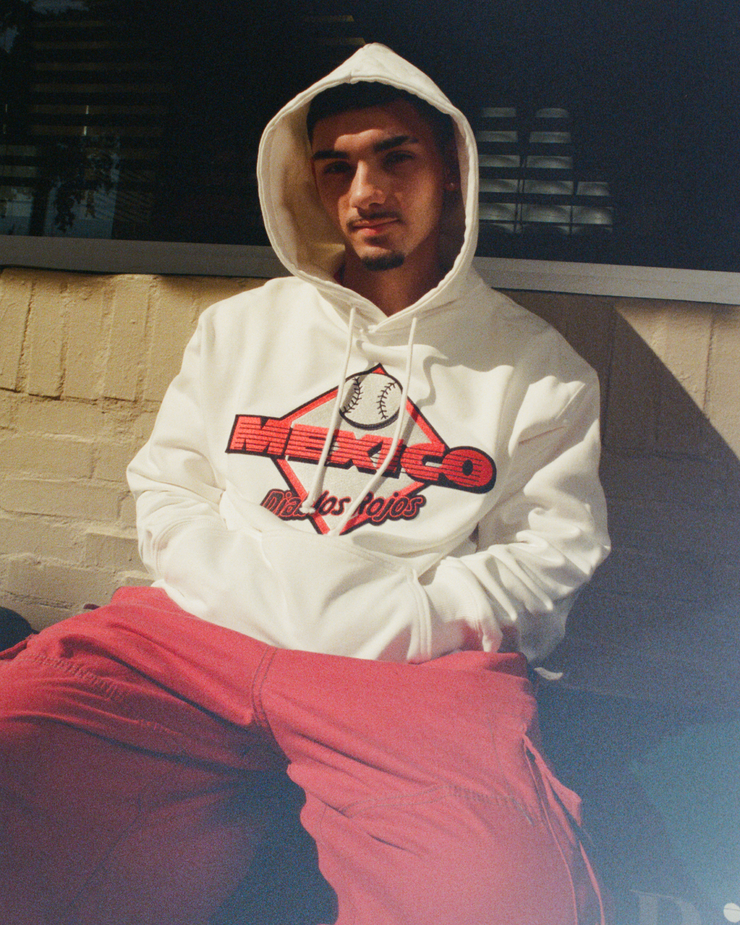 Diablos Rojos del Mexico Heavyweight Cotton Terry Pullover Hoodie product image 2, provided for visual reference and product