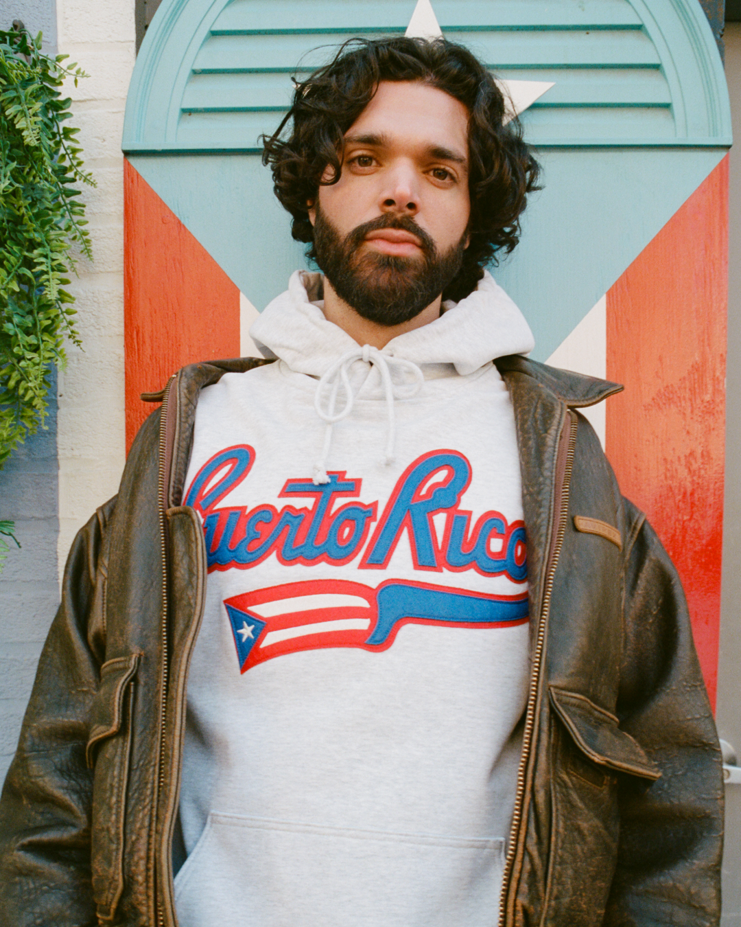 Puerto Rico 1972 National Team Heavyweight Cotton Terry Pullover Hoodie product image 3, provided for visual reference and
