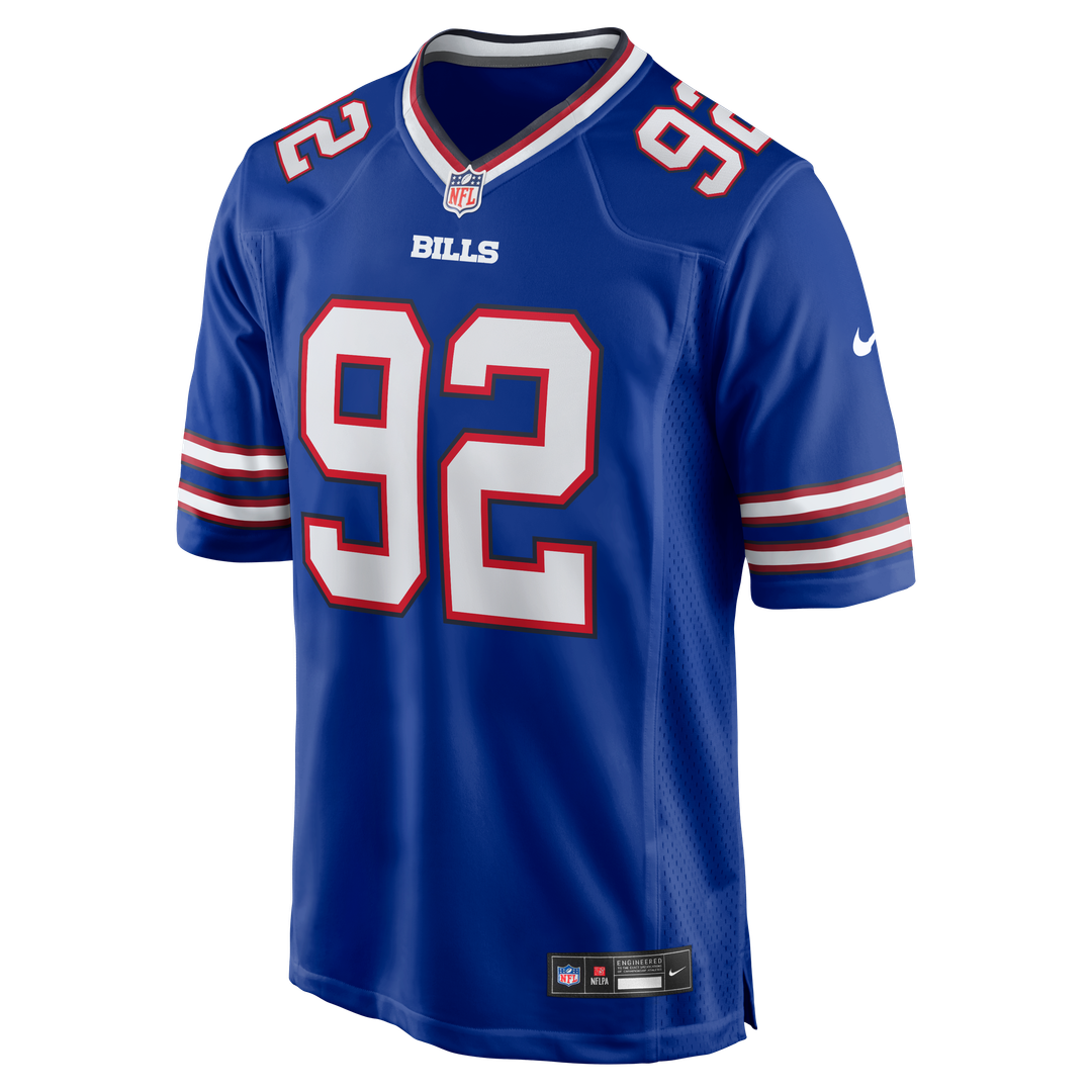 Buffalo Bills DaQuan Jones Nike Royal Game Jersey product image 2