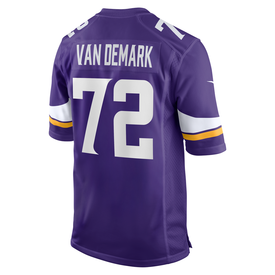 Minnesota Vikings Ryan Van Demark Nike Purple Game Jersey product image 3
