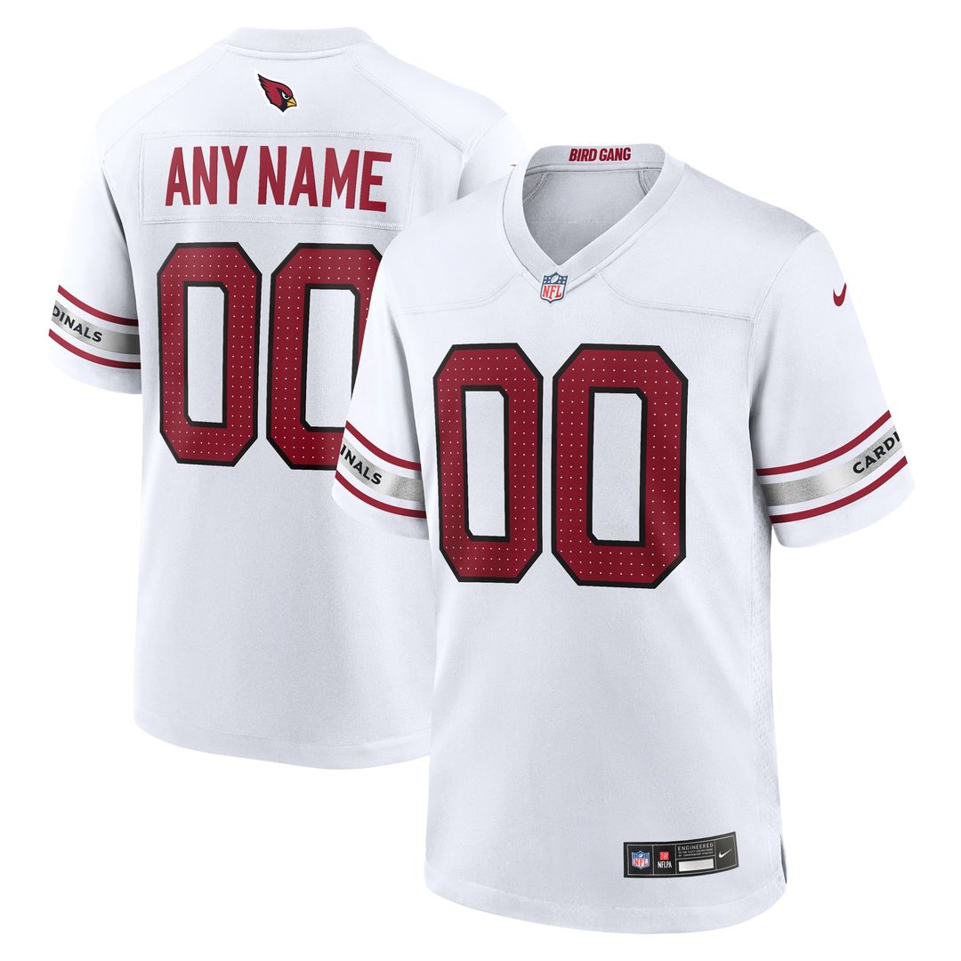 Arizona Cardinals Nike White Custom Jersey product image 4