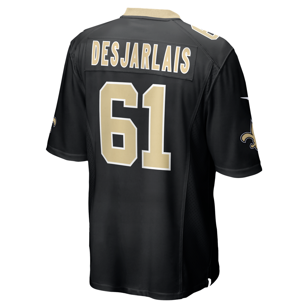 New Orleans Saints Drew Desjarlais Nike Black Game Jersey product image 3