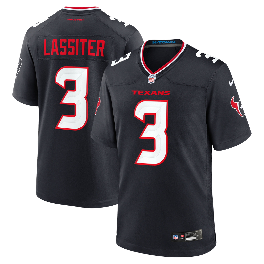 Houston Texans Kamari Lassiter Nike Navy Game Jersey product image 1