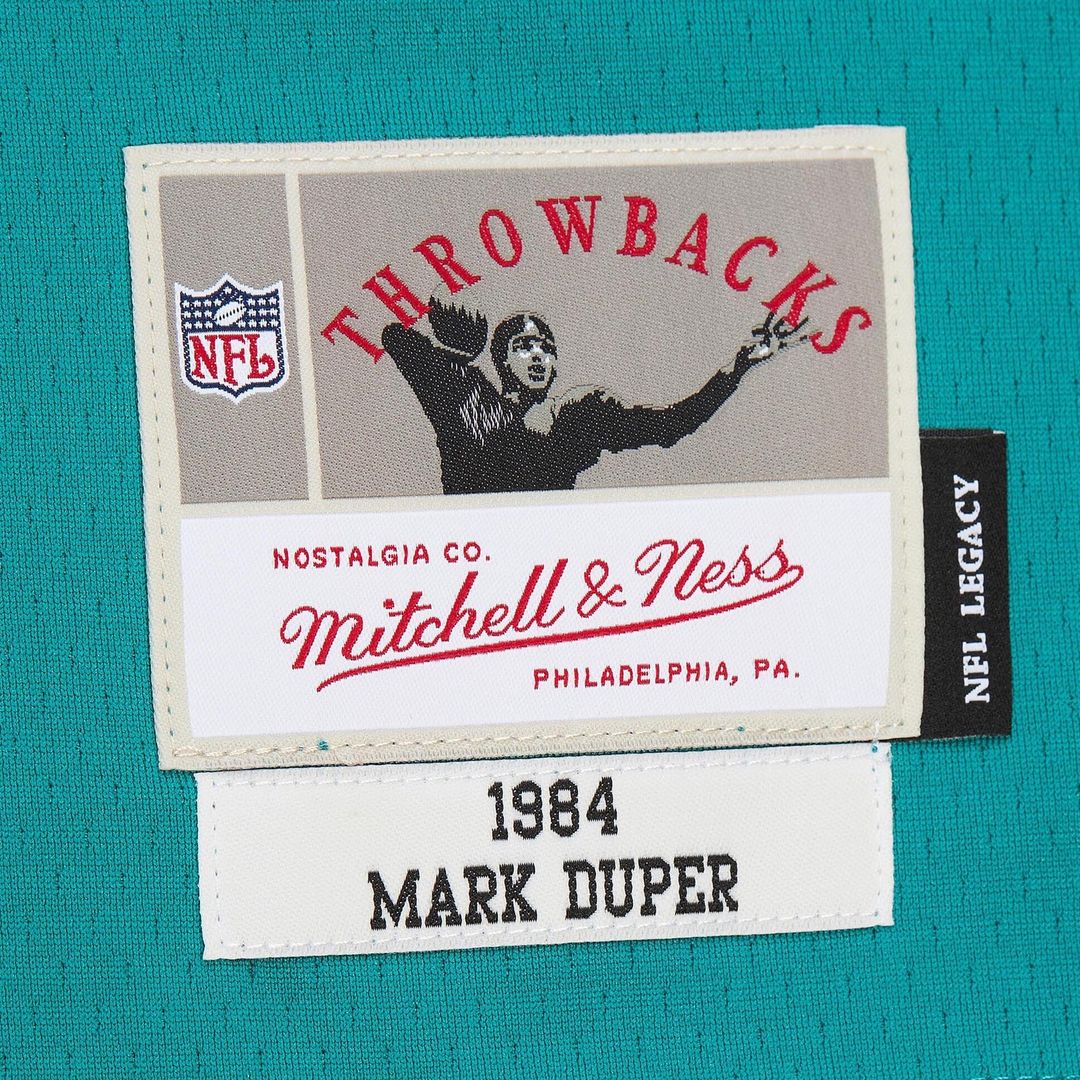 Miami Dolphins Mark Duper Mitchell & Ness Aqua Legacy product image 5