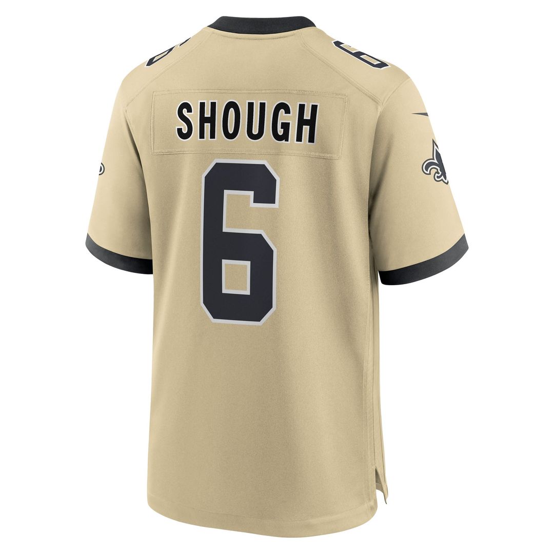 New Orleans Saints Tyler Shough Nike Gold Alternate Game product image 6