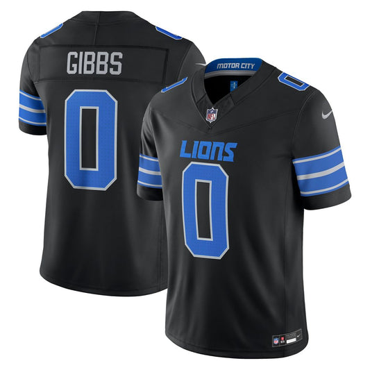 Detroit Lions Jahmyr Gibbs Nike Black Alternate Vapor FUSE product image 1