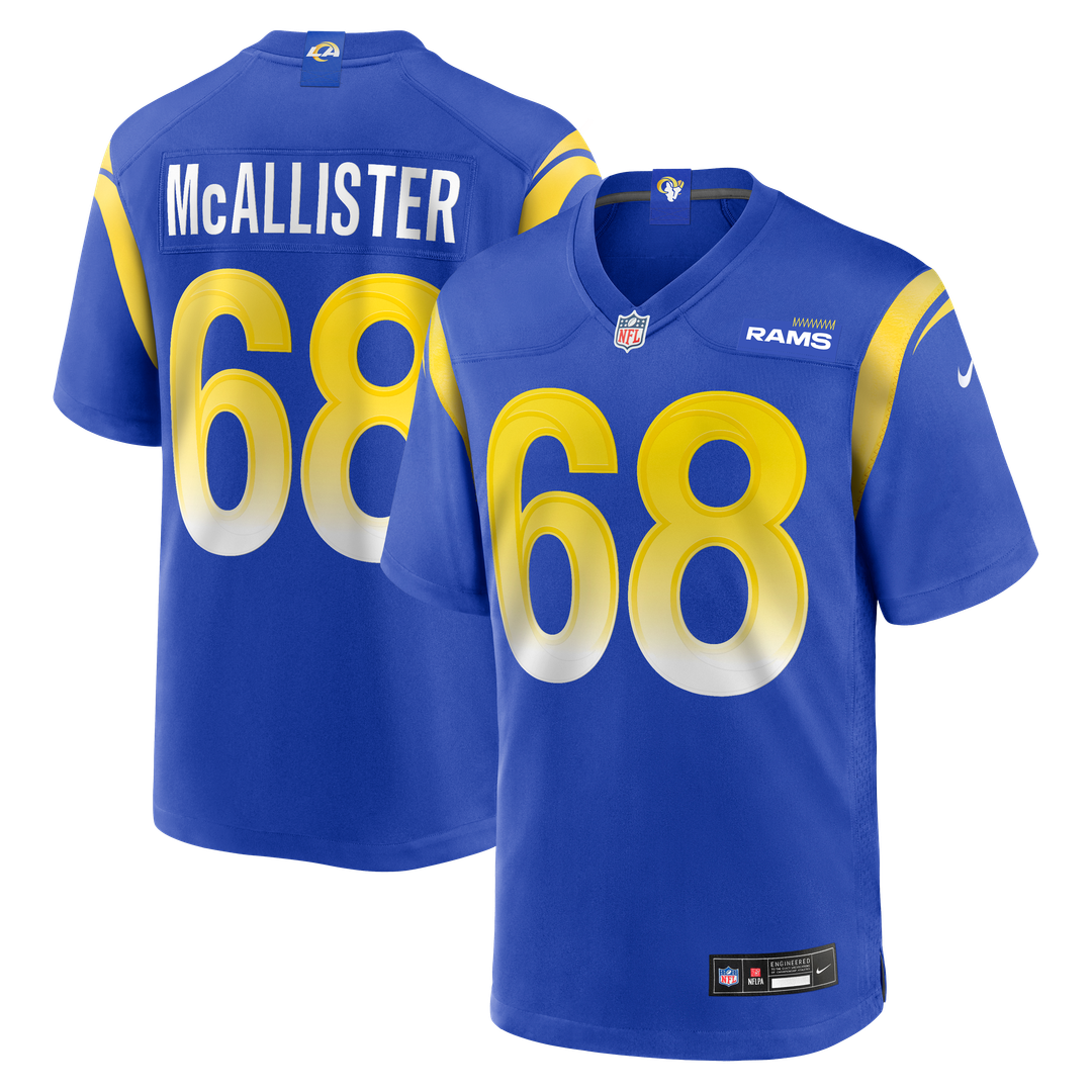 Los Angeles Rams Mike McAllister Nike Royal Home Game Jersey product image 1