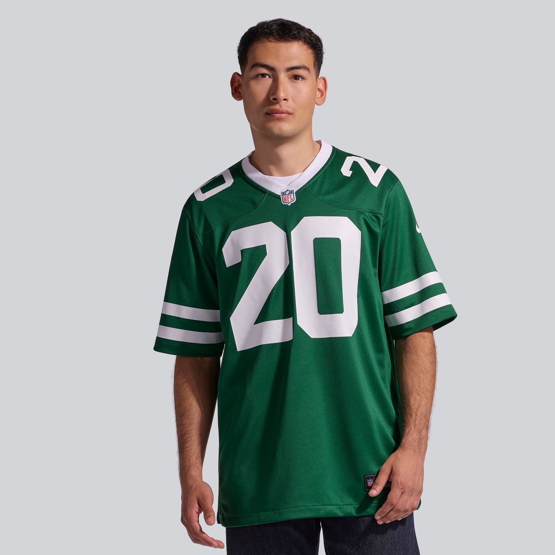 New York Jets Breece Hall Nike Legacy Black Alternate Game product image 14