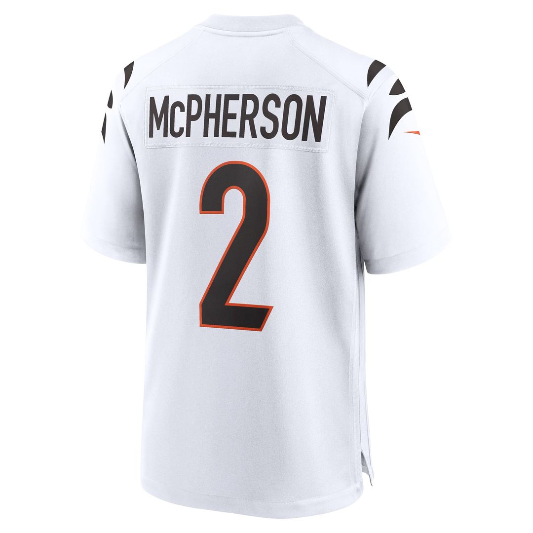 Cincinnati Bengals Evan McPherson Nike White Game Jersey product image 3