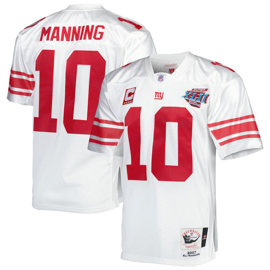 New York Giants 2007 Eli Manning Mitchell & Ness White product image 1