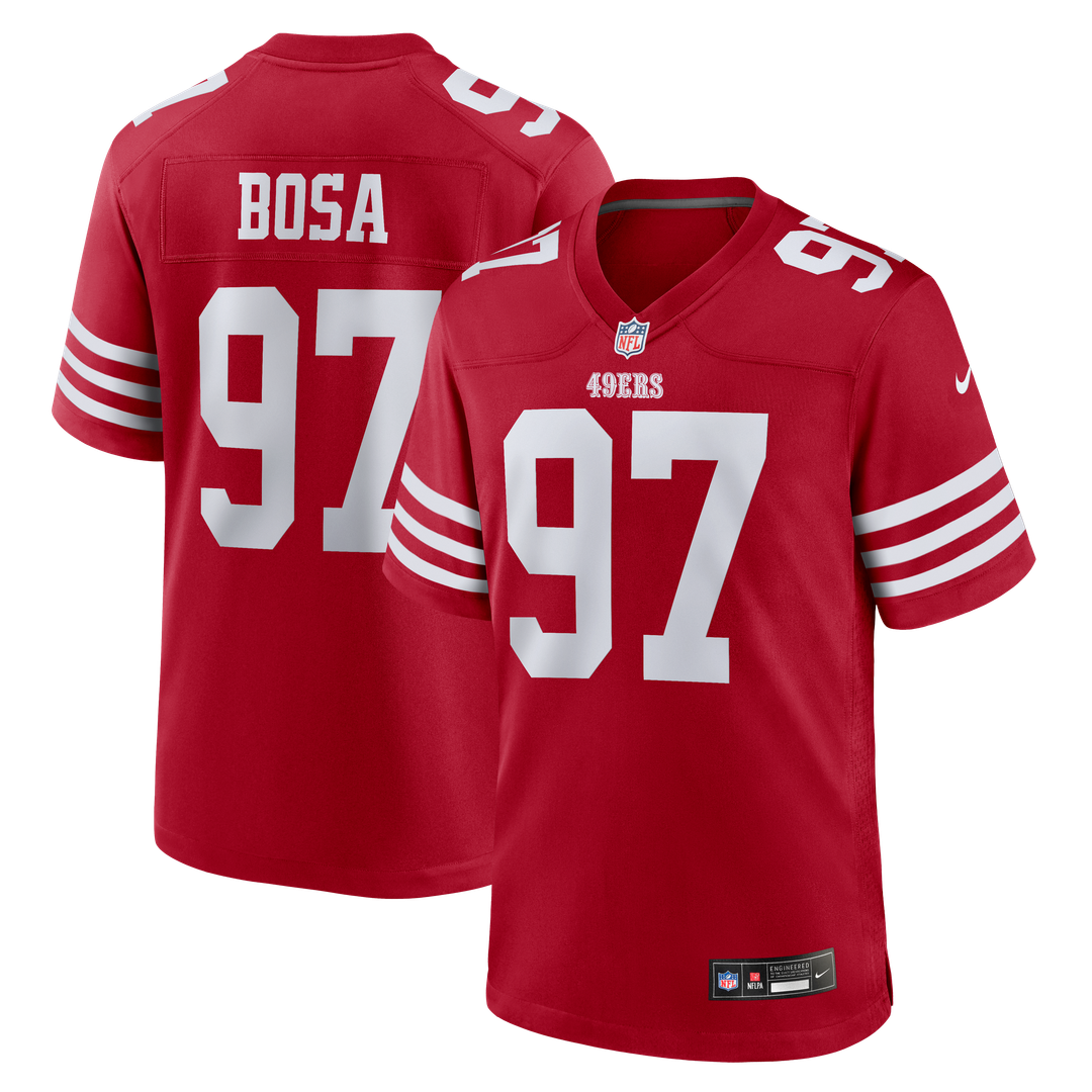 San Francisco 49ers Nick Bosa Nike White Game Jersey product image 7
