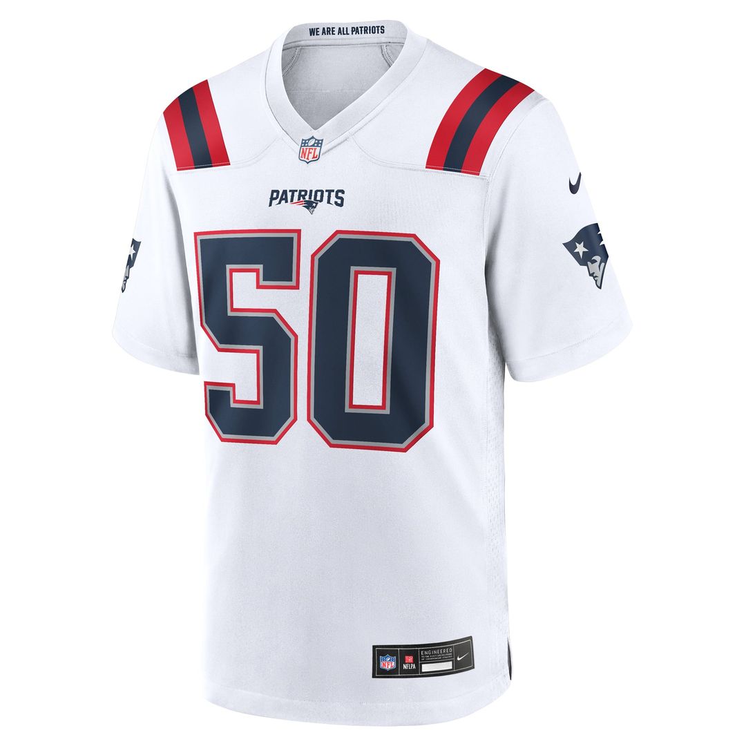 New England Patriots Mike Vrabel Nike White Retired Game product image 2