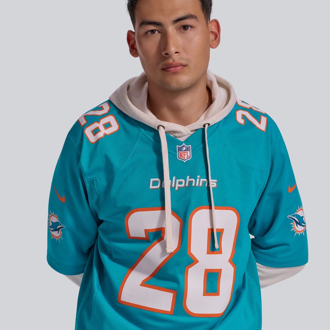 Miami Dolphins De'Von Achane Nike Aqua Game Jersey product image 9