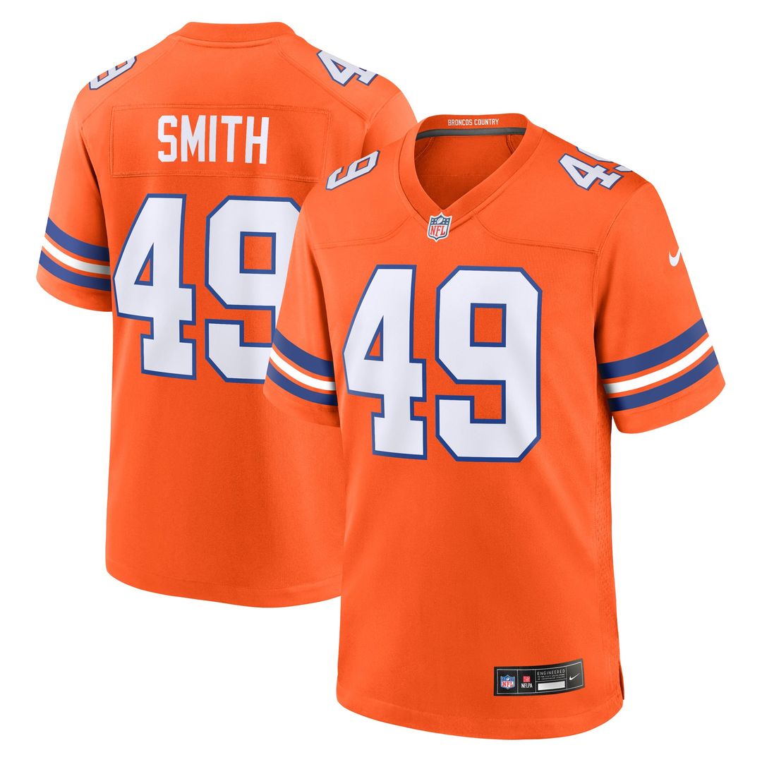 Denver Broncos Dennis Smith Nike Orange Retired Player product image 1