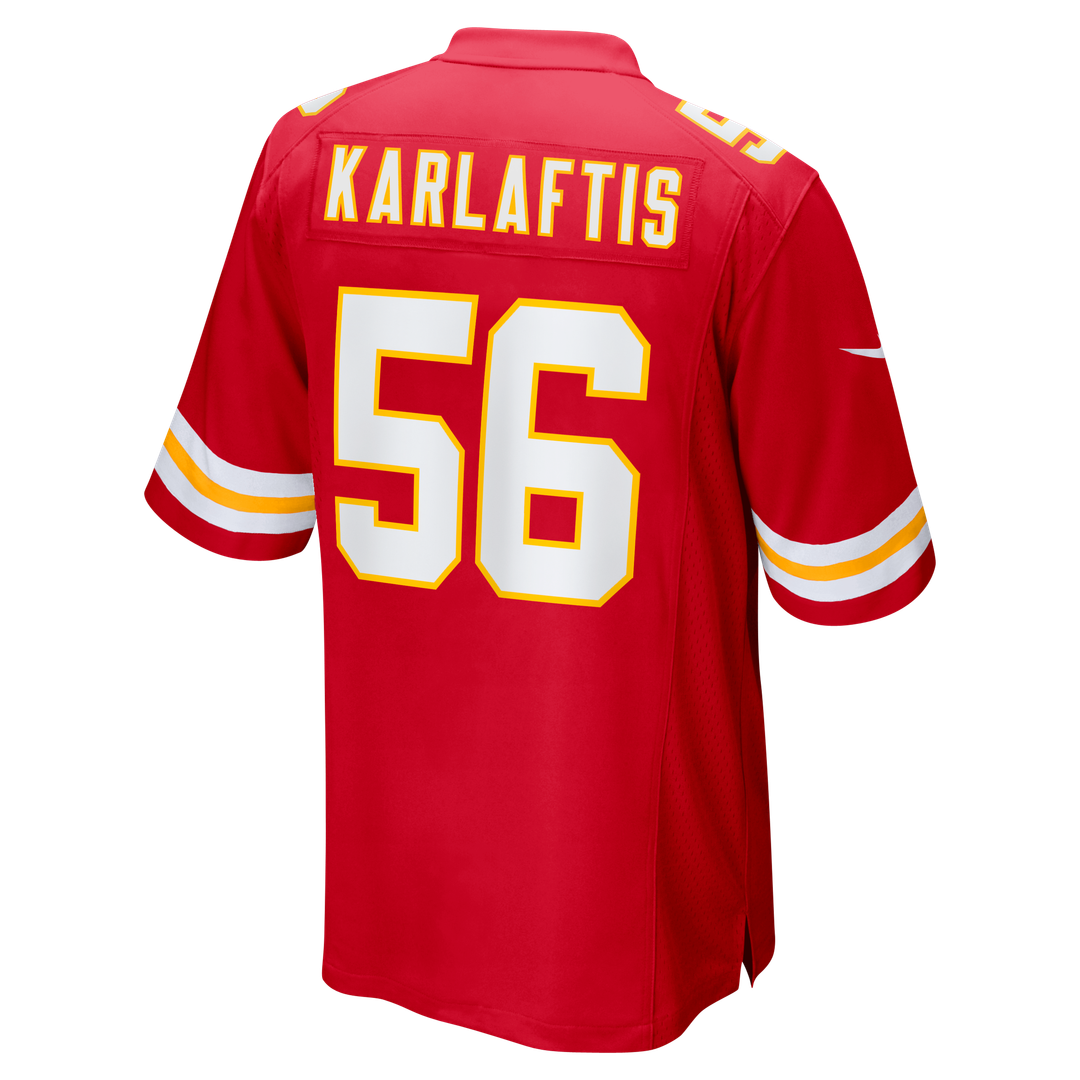 Kansas City Chiefs George Karlaftis Nike Red Game Jersey product image 3