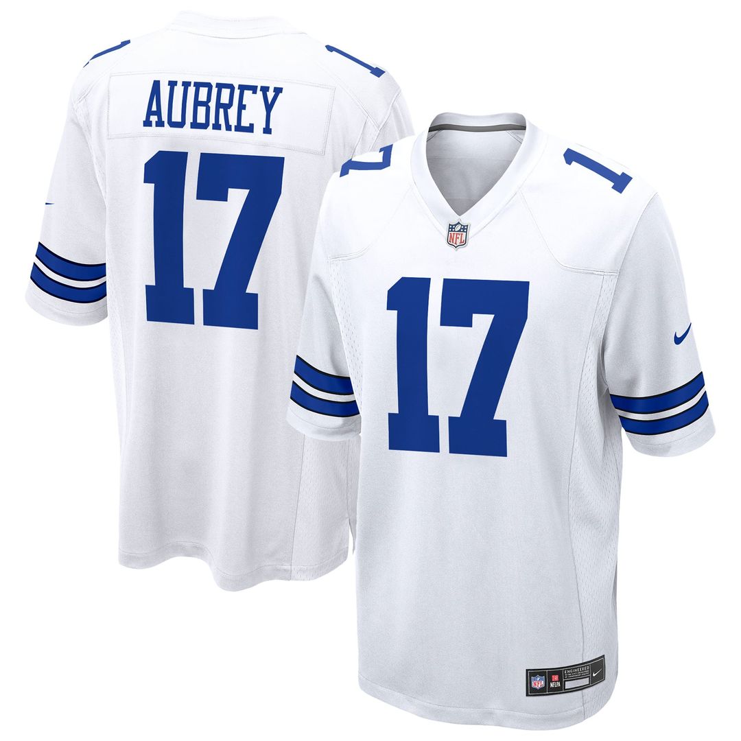 Dallas Cowboys Brandon Aubrey Nike White Game Jersey product image 4
