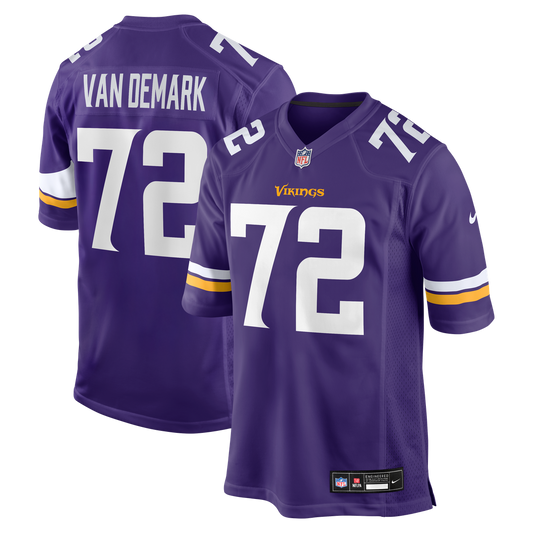 Minnesota Vikings Ryan Van Demark Nike Purple Game Jersey product image 1