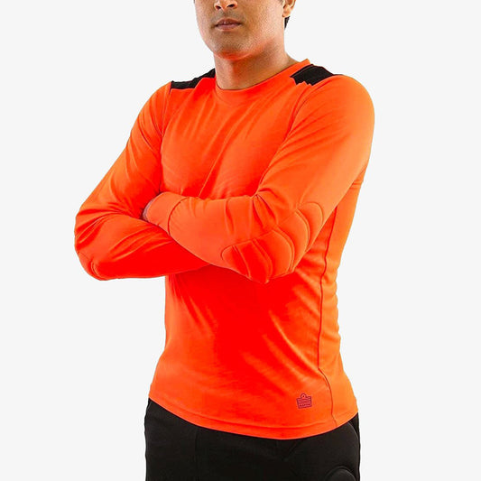 Solo Goalkeeper Soccer Jersey - Orange product image 1, provided for visual reference and product detail review