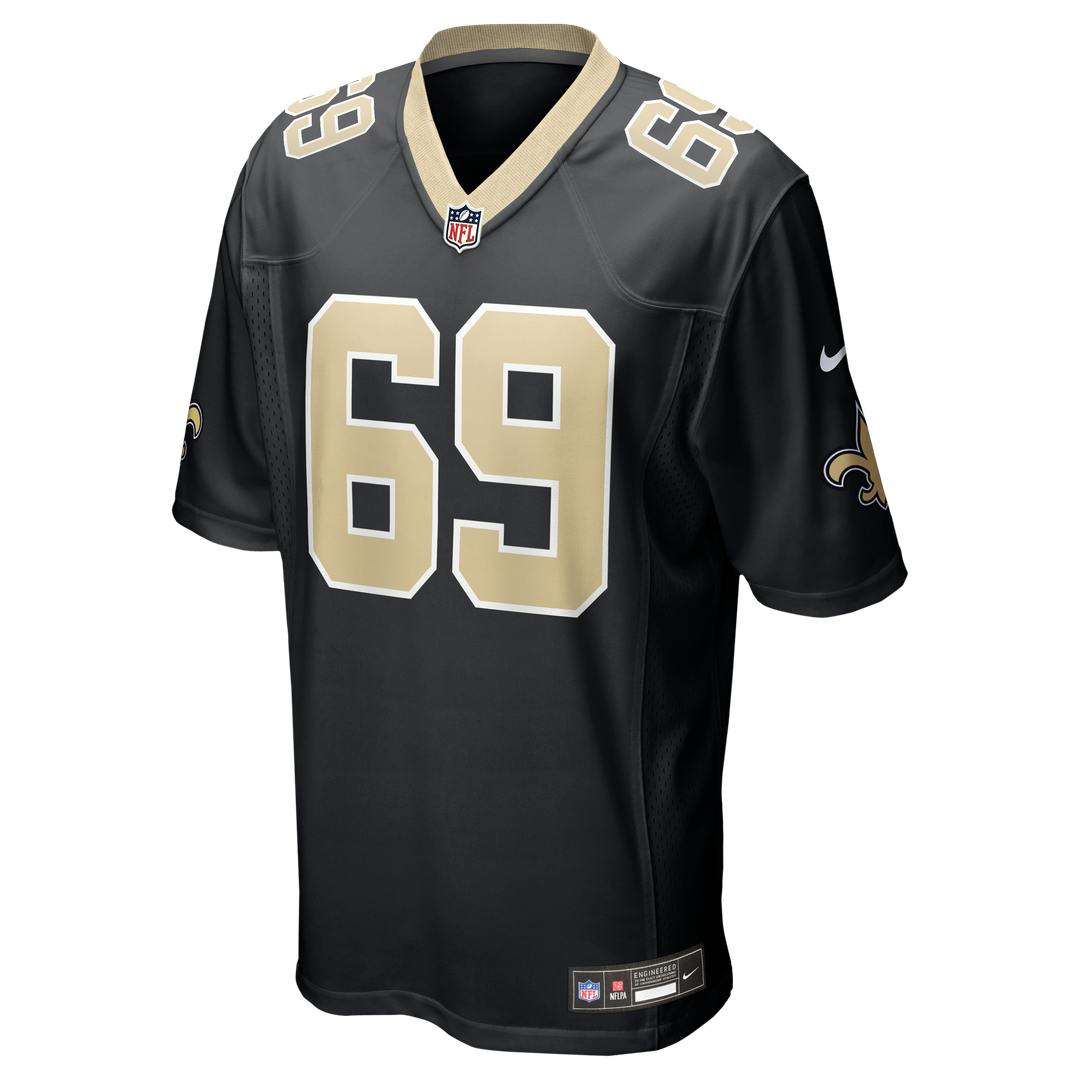 New Orleans Saints Barry Wesley Nike Black Game Jersey product image 2