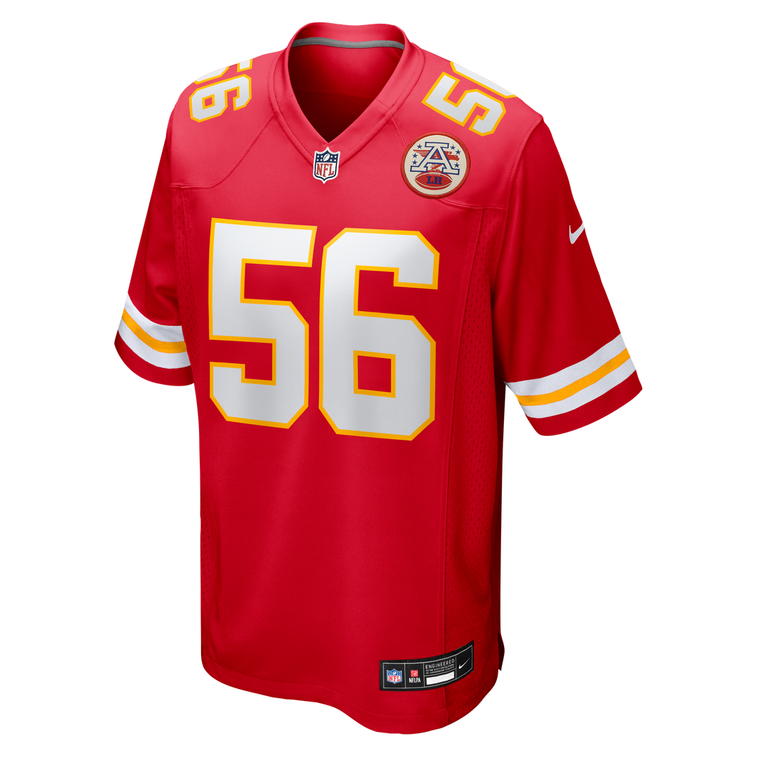 Kansas City Chiefs George Karlaftis Nike Red Game Jersey product image 2