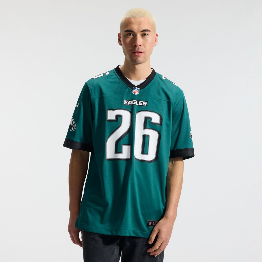 Philadelphia Eagles Saquon Barkley Nike White Game Jersey product image 28